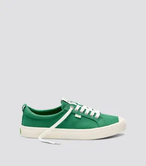 OCA Low Green Canvas Sneaker Women