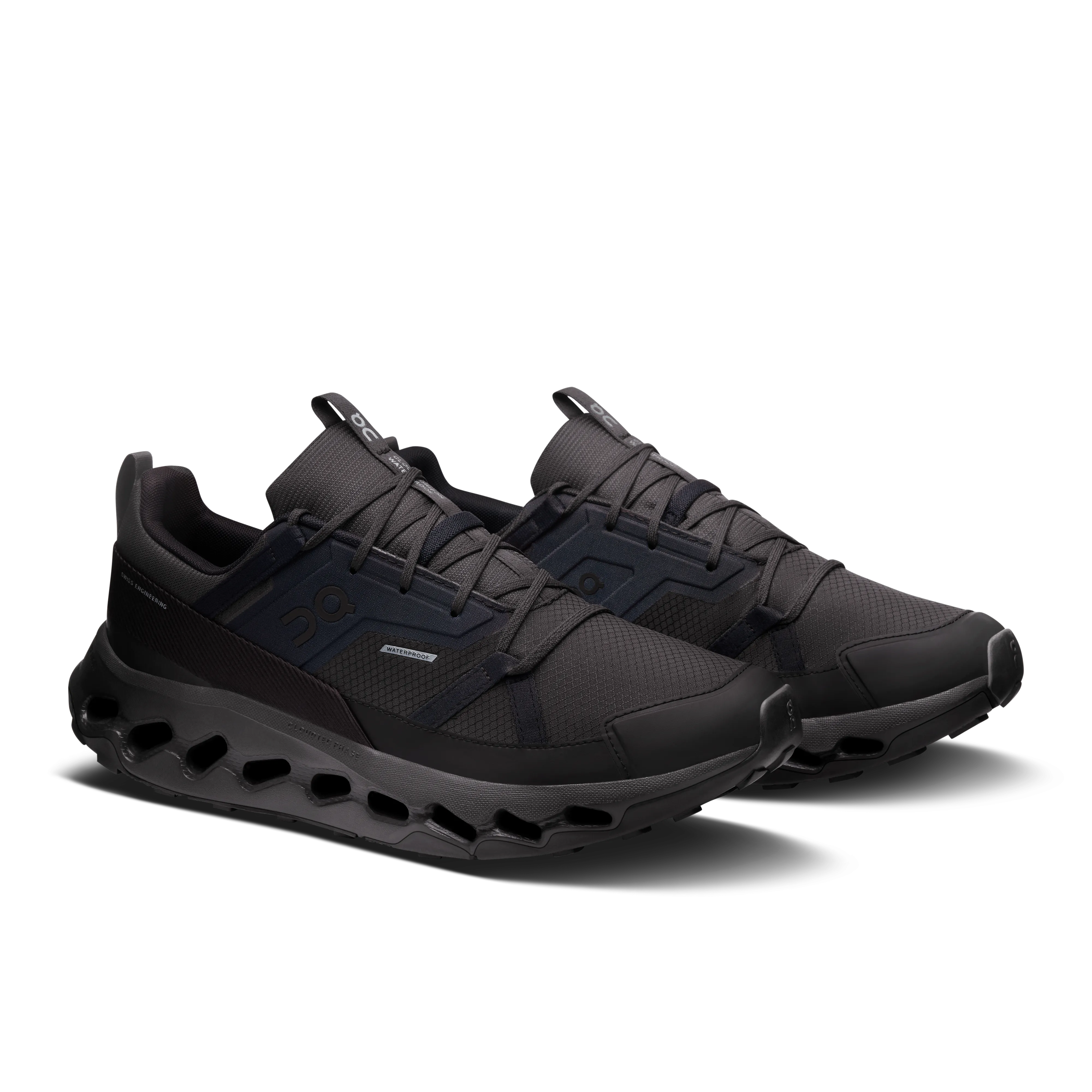 On Running Men's Cloudhorizon Waterproof Shoes - Black / Black