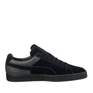 Puma Suede Classic Casual Emboss Sneaker in Puma Black