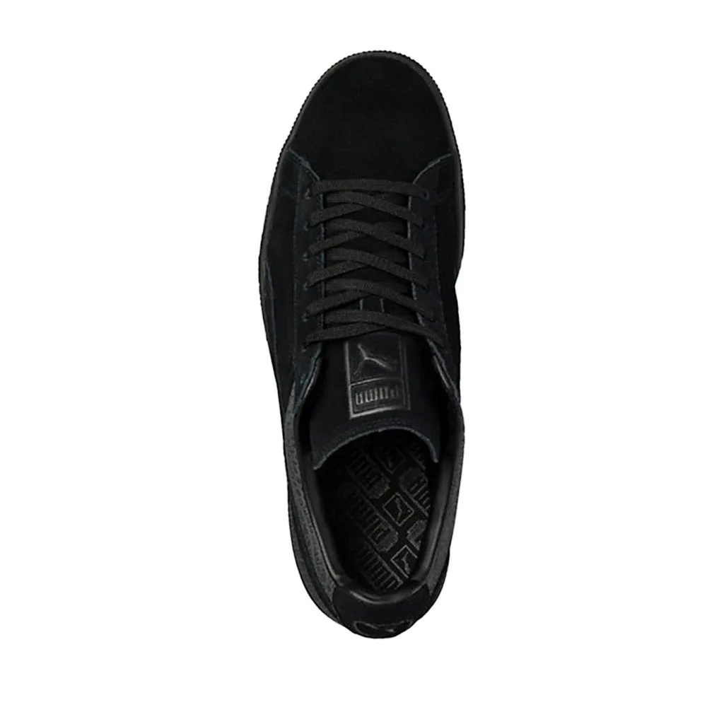 Puma Suede Classic Casual Emboss Sneaker in Puma Black