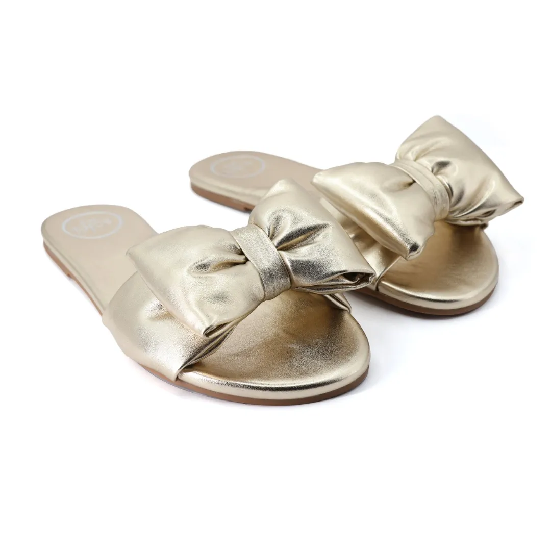 Rafie Bow Slide Sandal