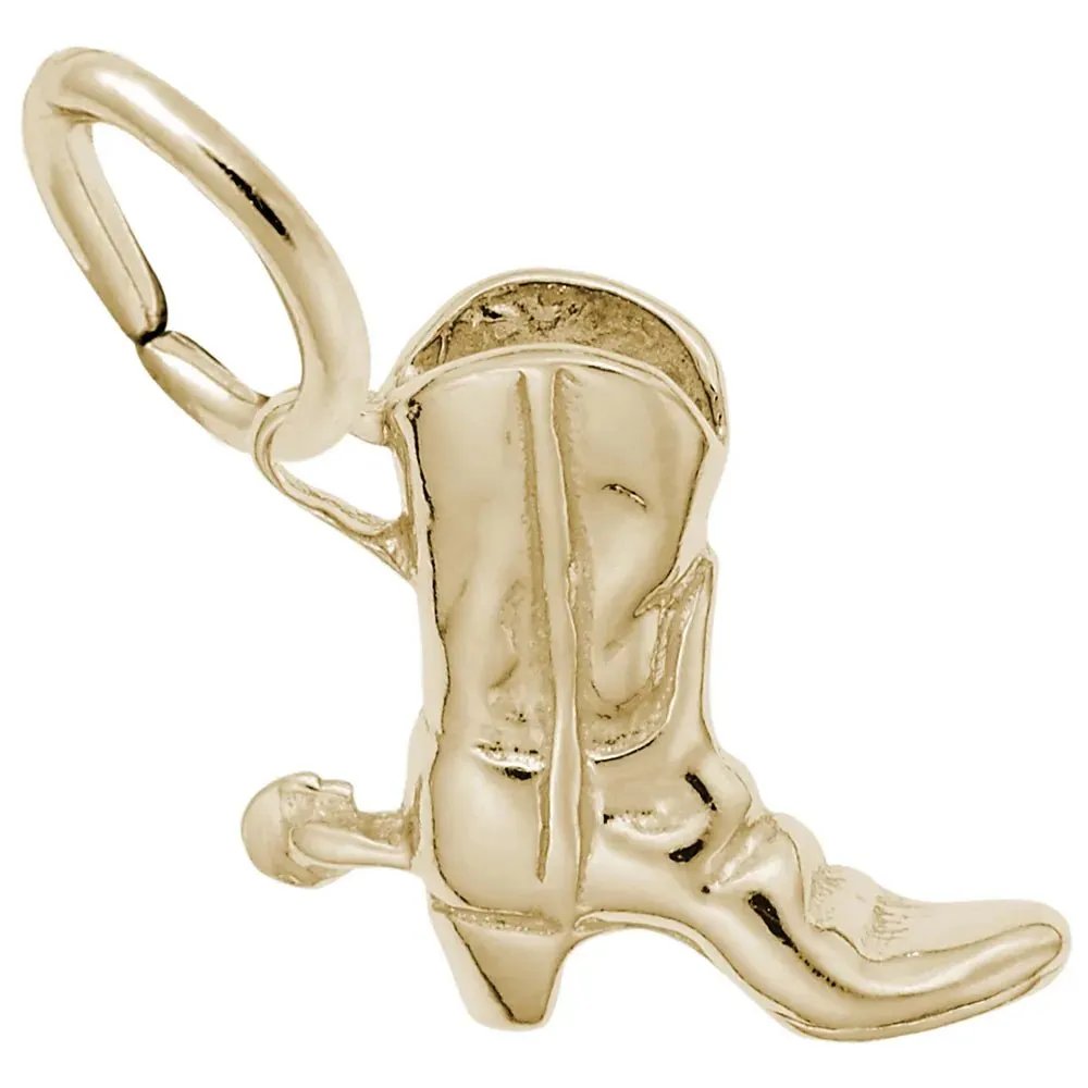 Rembrandt Charms - Cowboy Boot with Spur Charm - 0484