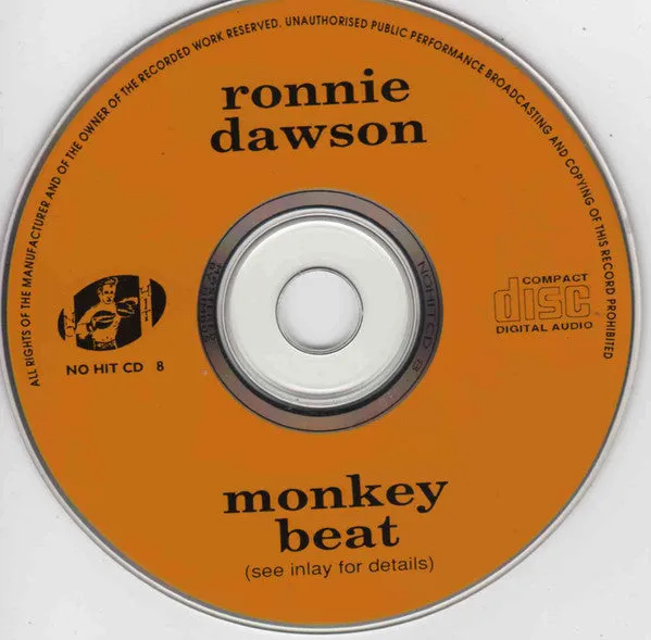 Ronnie Dawson - Monkey Beat (CD, Album) (NM or M-)