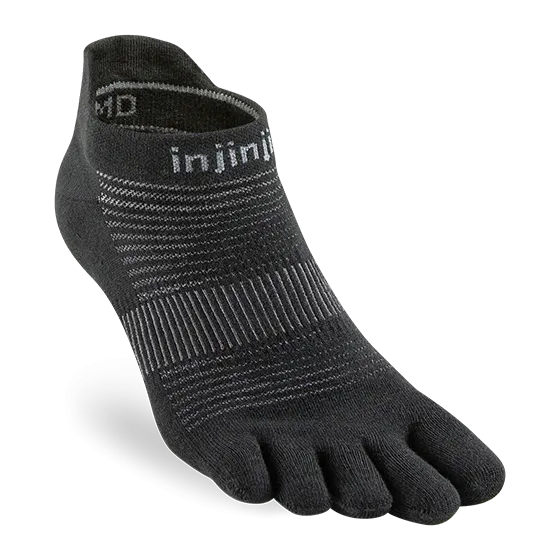 Run Lightweight No Show Toe Socks - by Injinji