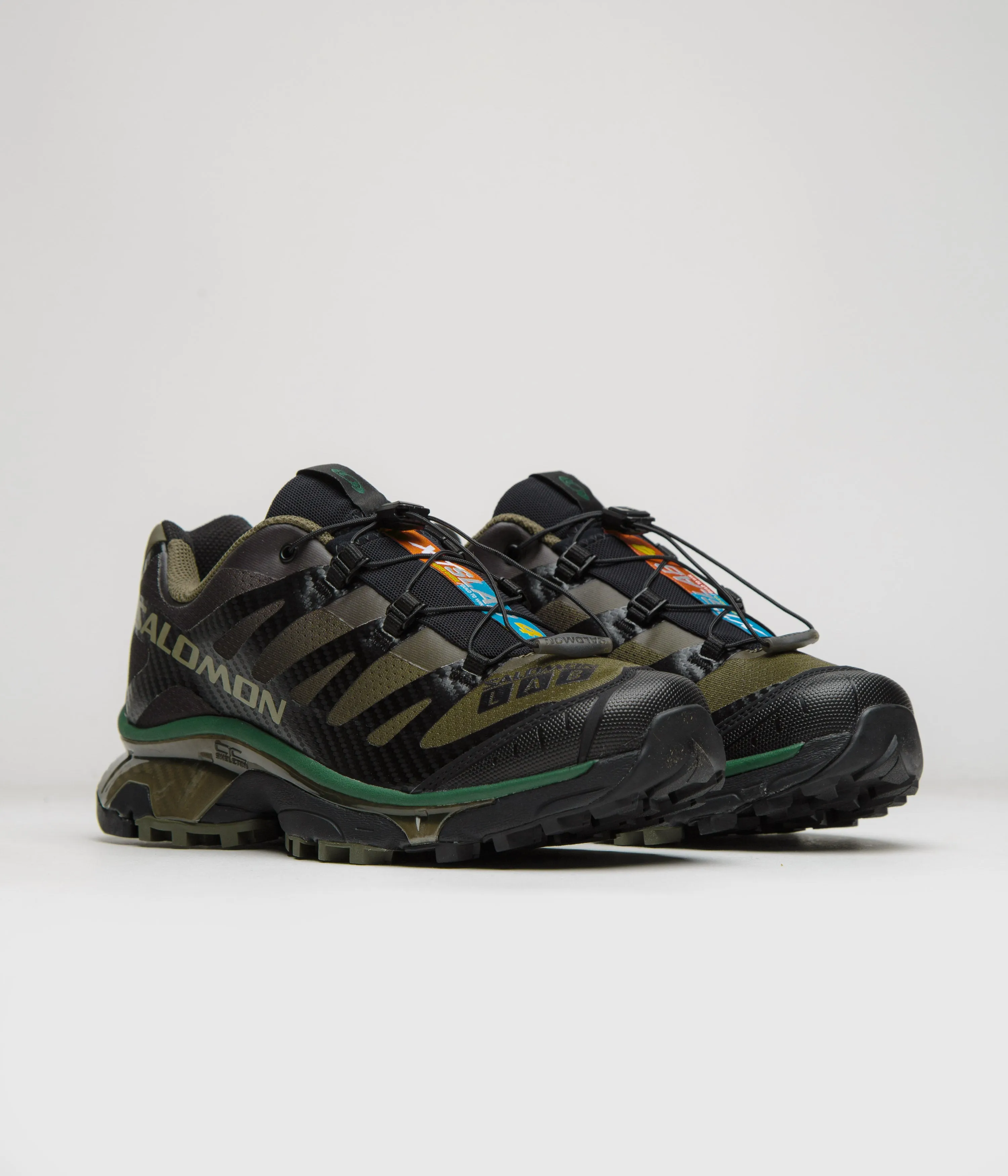 Salomon XT-4 OG Shoes - Olive Night / Black / Aloe