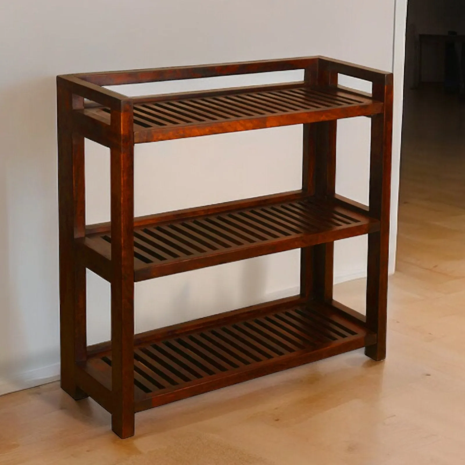 Seattle Mango Wood Shoe Rack