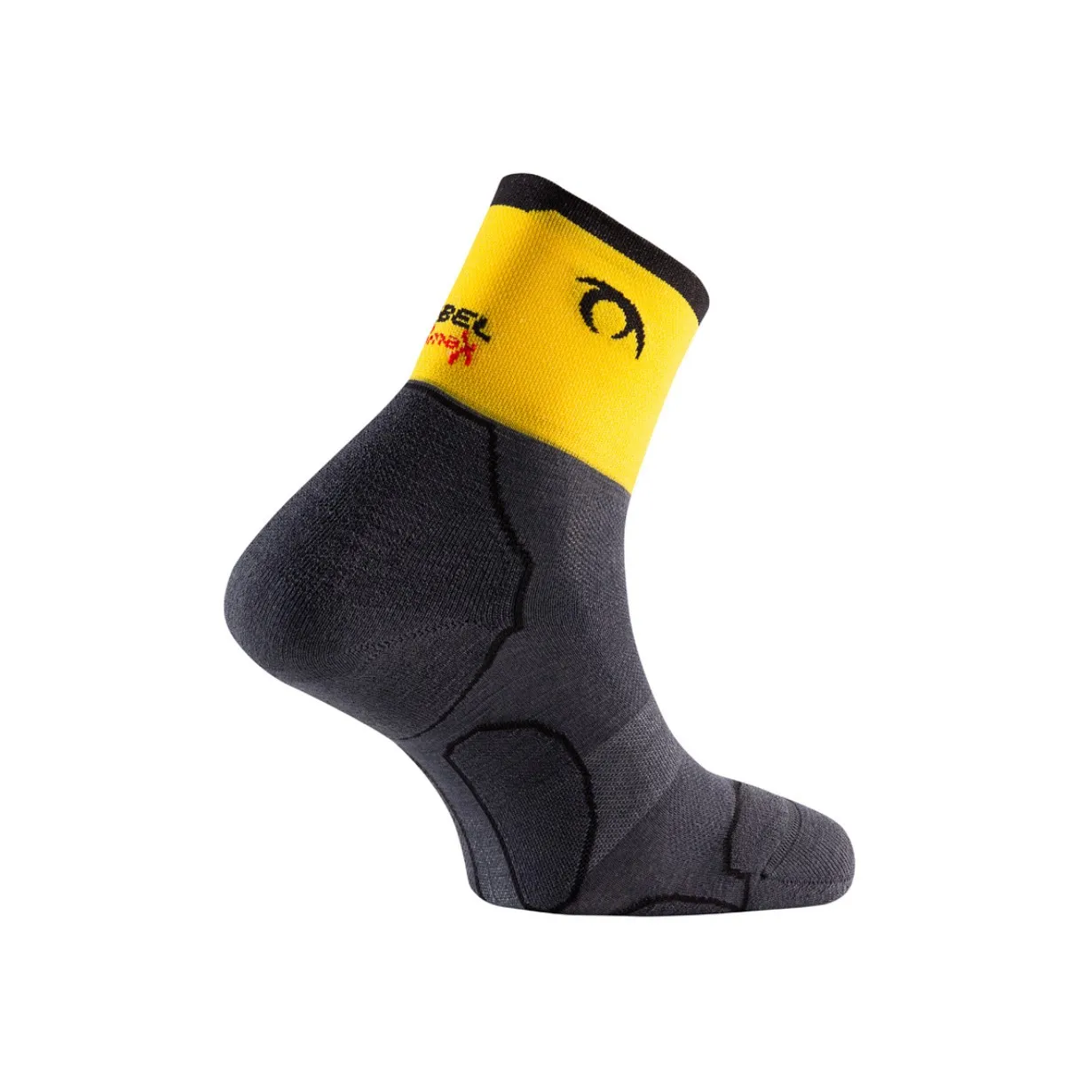 Socks Lurbel Challenge Four Grey Yellow