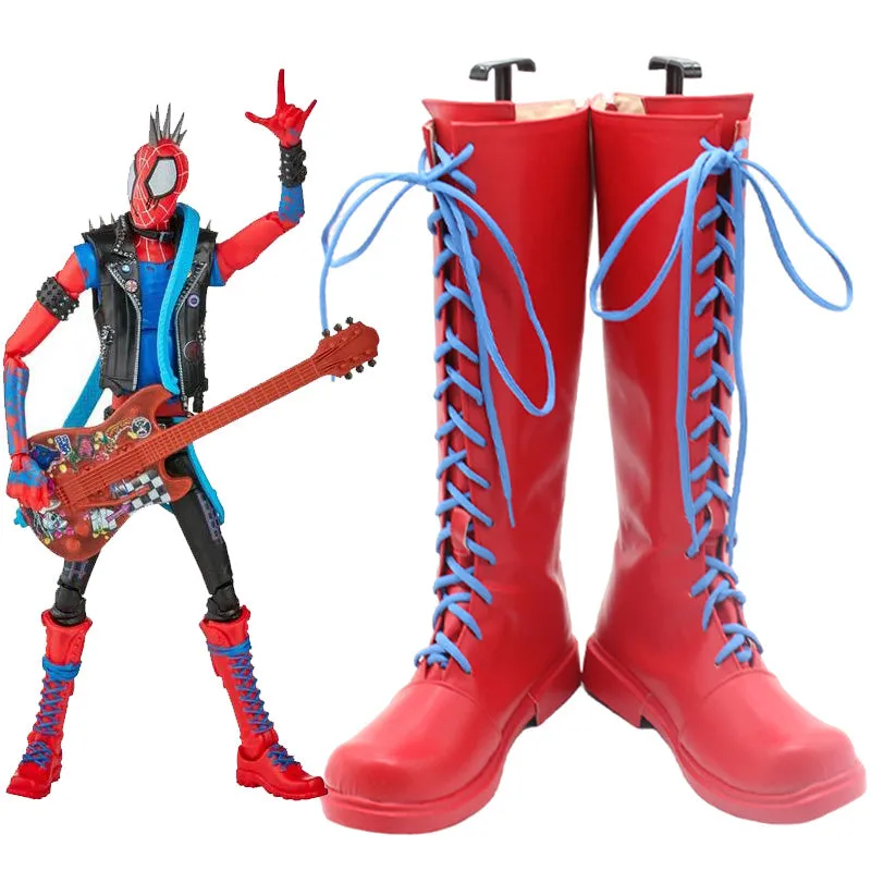 Spider-Man: Across the Spider-Verse Spider-Punk Shoes Cosplay Boots