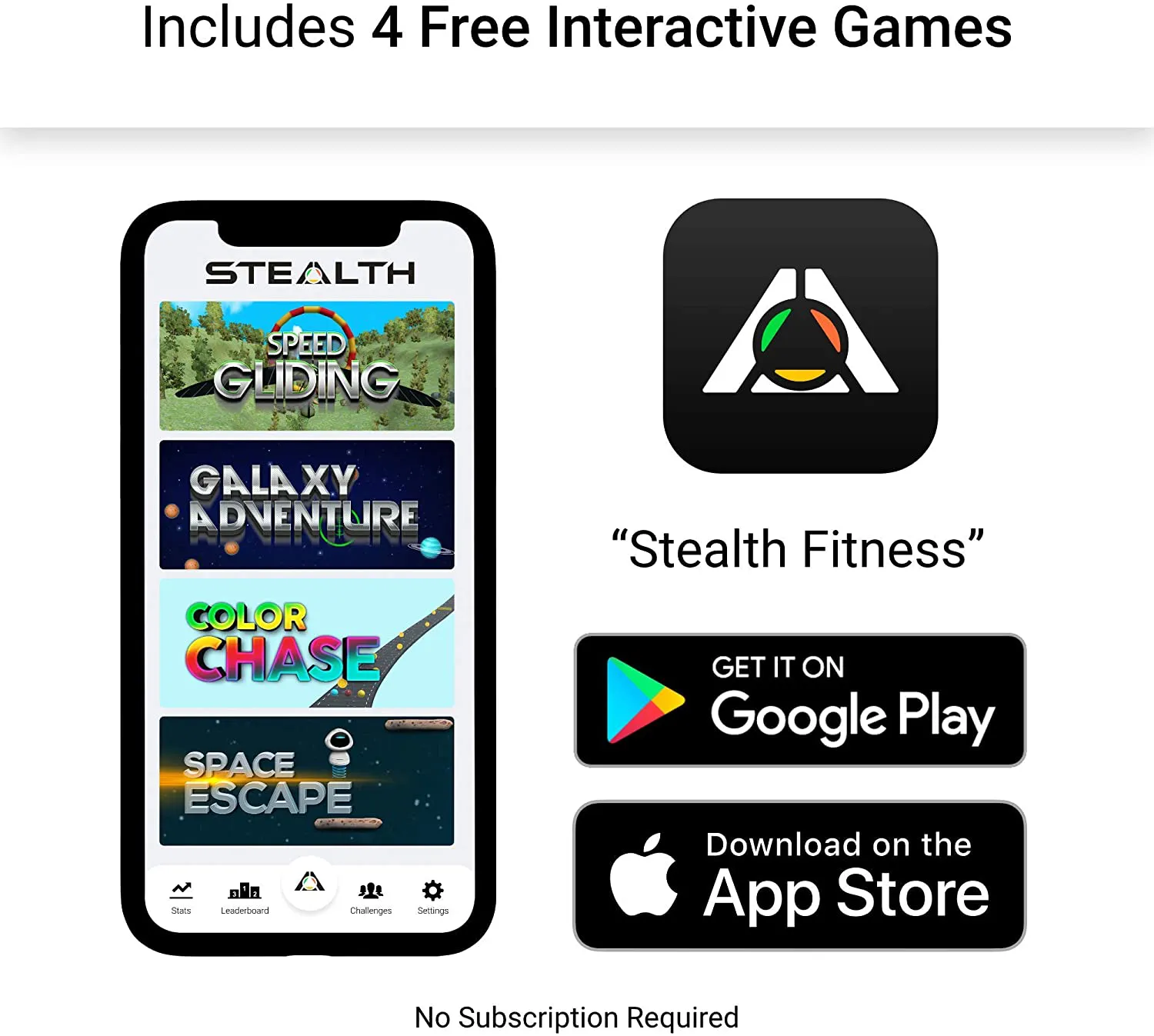 Stealth Core Trainer - Get a Lean Strong Core Playing Games On Your Phone; Free iOS/Android App; 4 Free Mobile Games Included; Dynamic Core Training; Increase Energy & Lose Body Fat in 3 Min/Day (Yellow)…