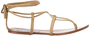 Steve Madden Women Werkit Gladiator Sandal Tan Suede 8.5 M US Pair of Shoes