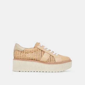 TIGER SNEAKERS LT NATURAL RAFFIA