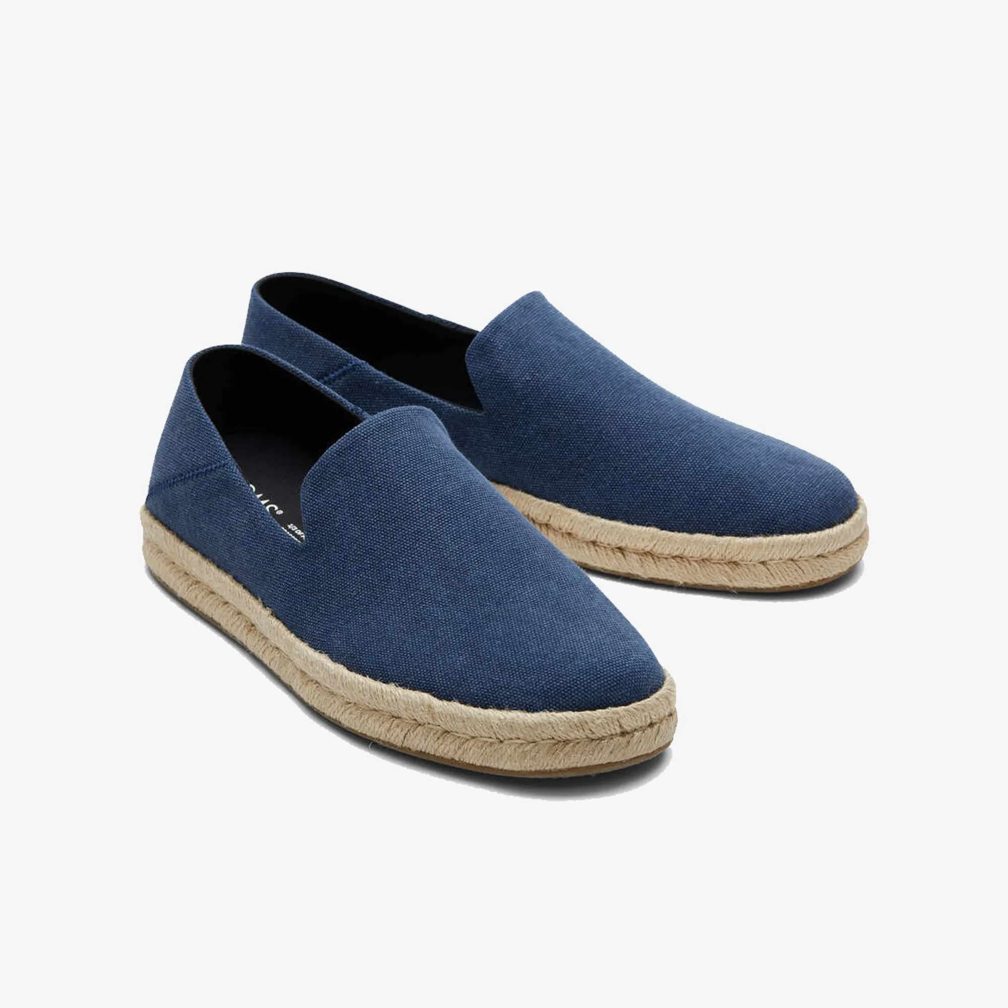 Toms | SANTIAGO JUTE-WRAPPED  { NAVY