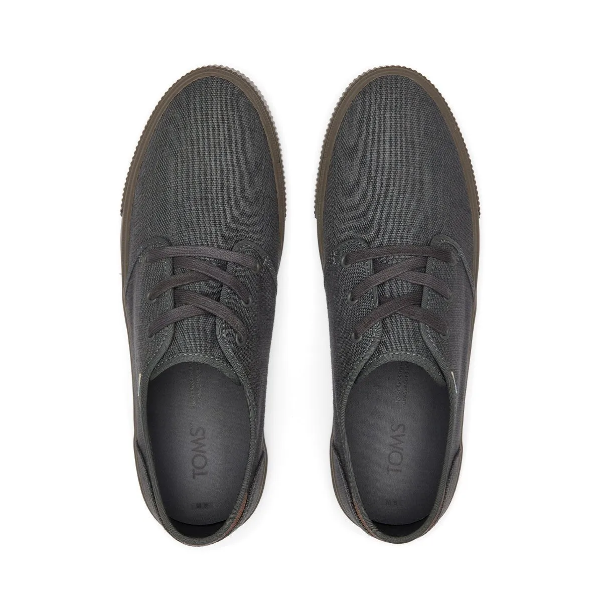 TOMS Sneakers Carlo Lace - up Mens - Graphite Heritage Canvas