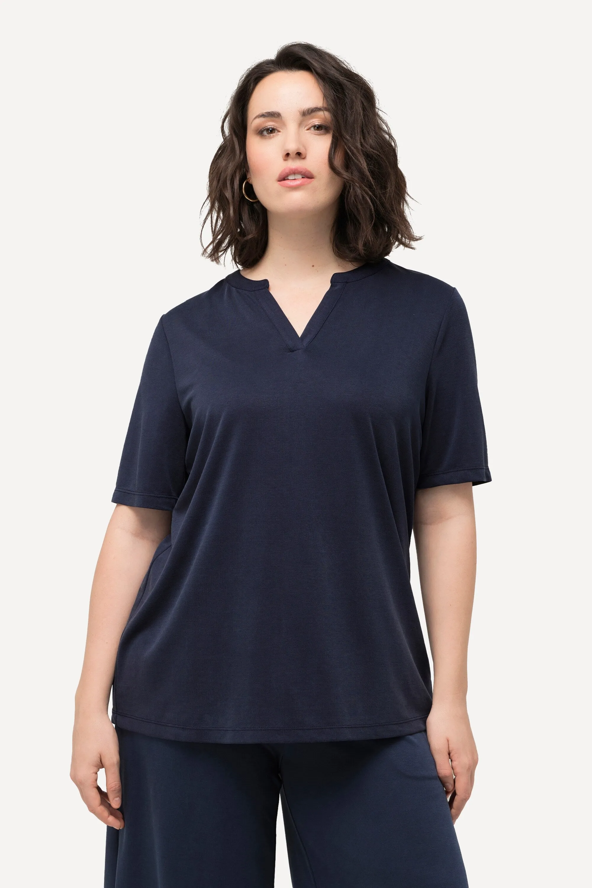 Ulla Popken Oversized T-shirt in Navy