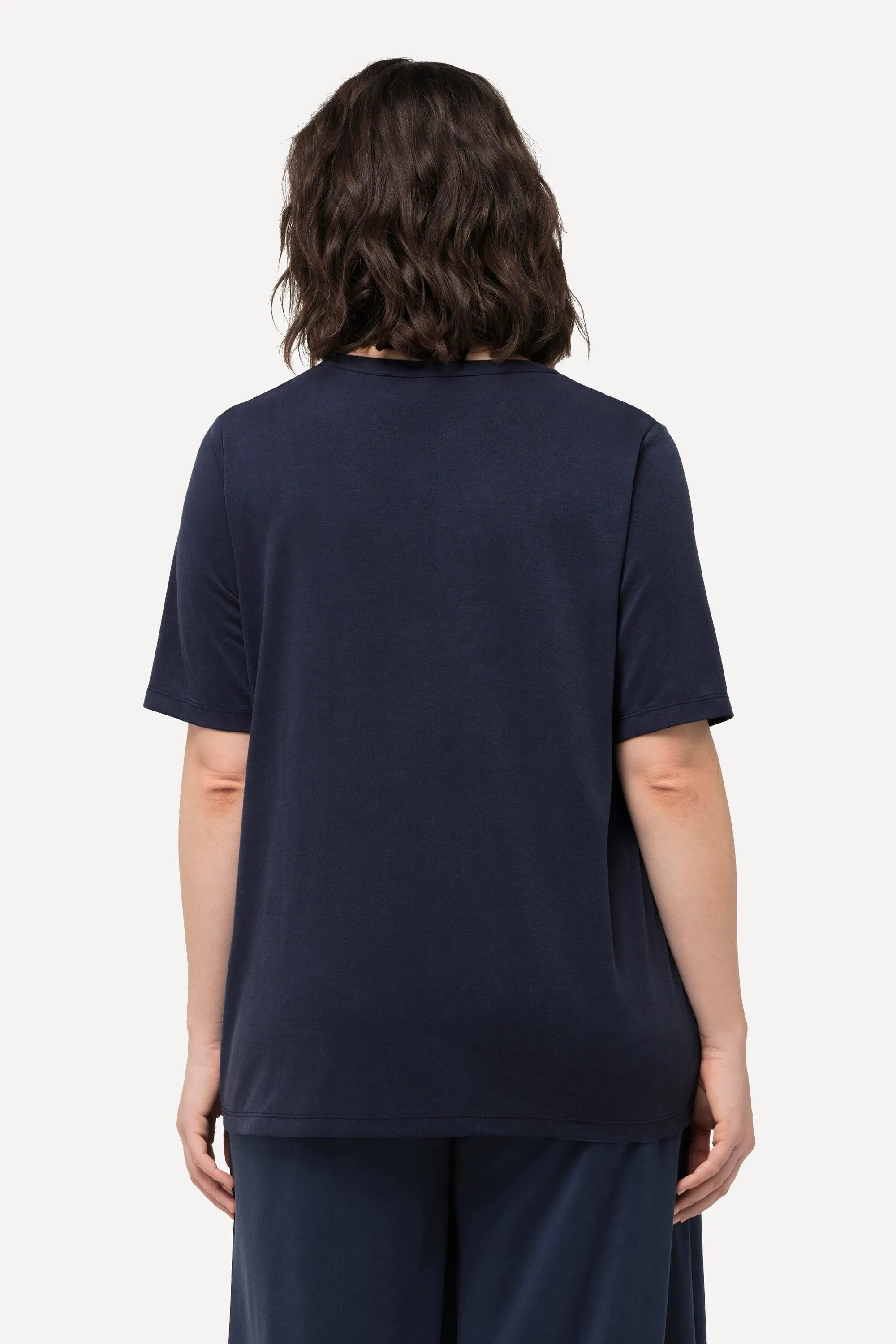 Ulla Popken Oversized T-shirt in Navy