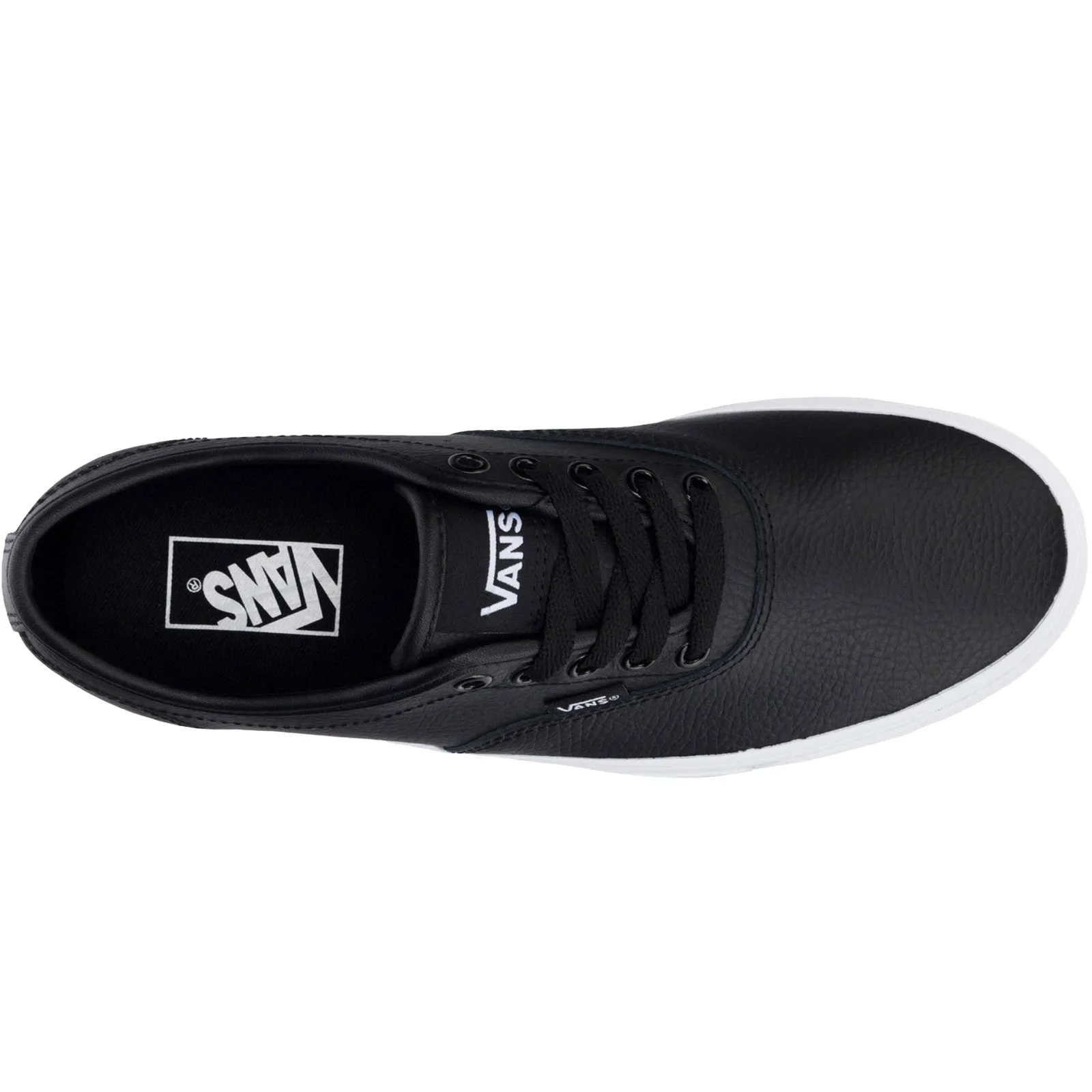 Vans Mens Doheny Decon Leather Trainers - Black