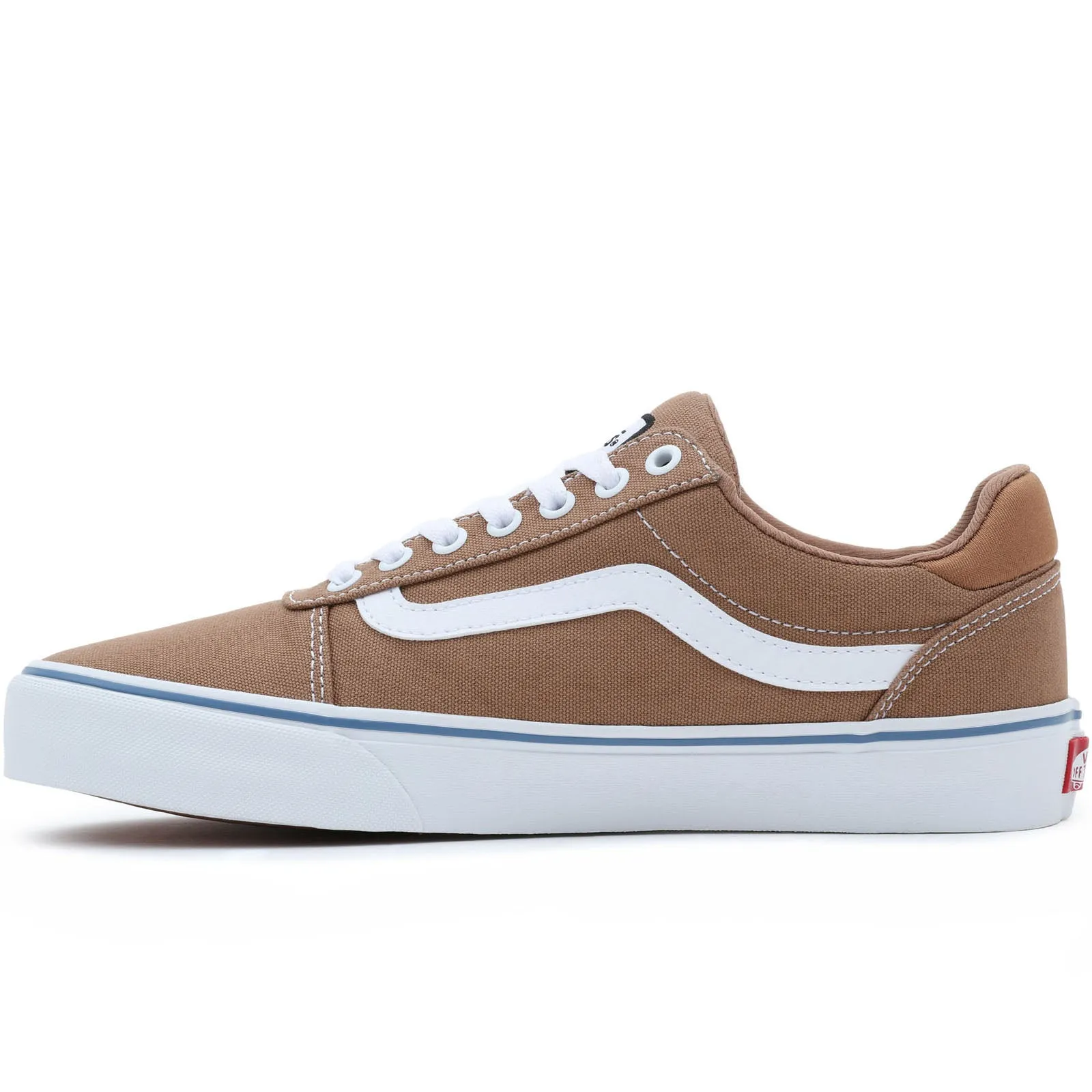 Vans Mens Ward Deluxe Low Rise Retro Canvas Trainers - Brown