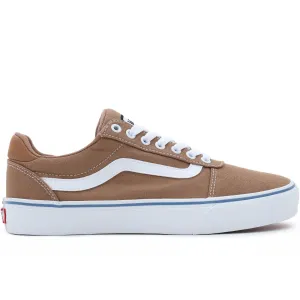 Vans Mens Ward Deluxe Low Rise Retro Canvas Trainers - Brown