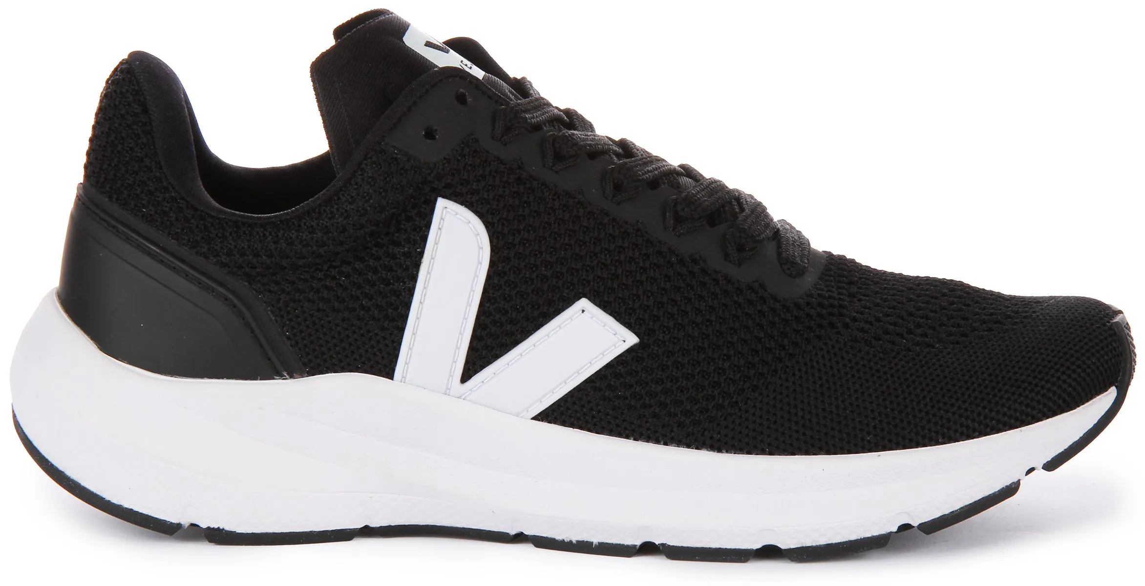 Veja Marlin V Knit In Black White For Men