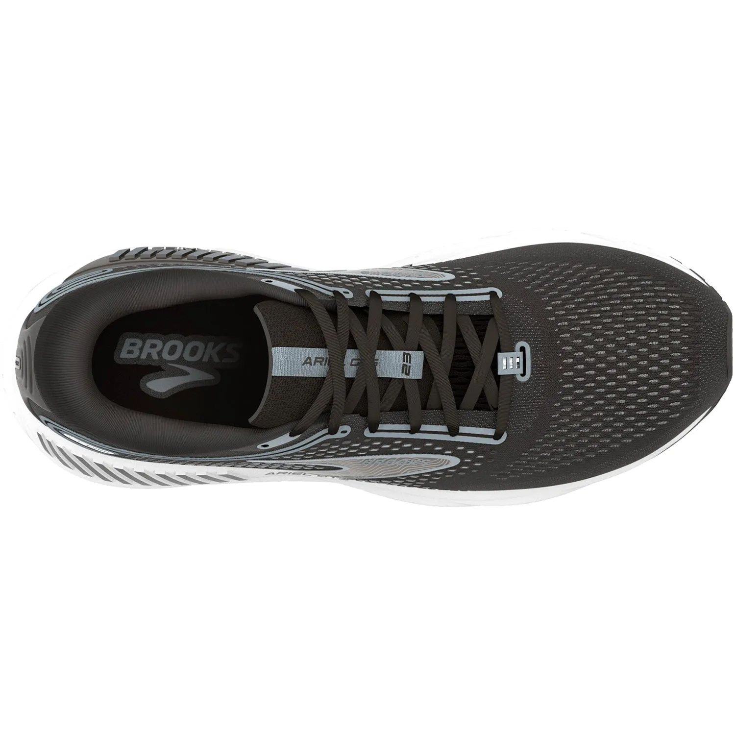 Women's Brooks Ariel GTS 23 Black/Grey/White Mesh