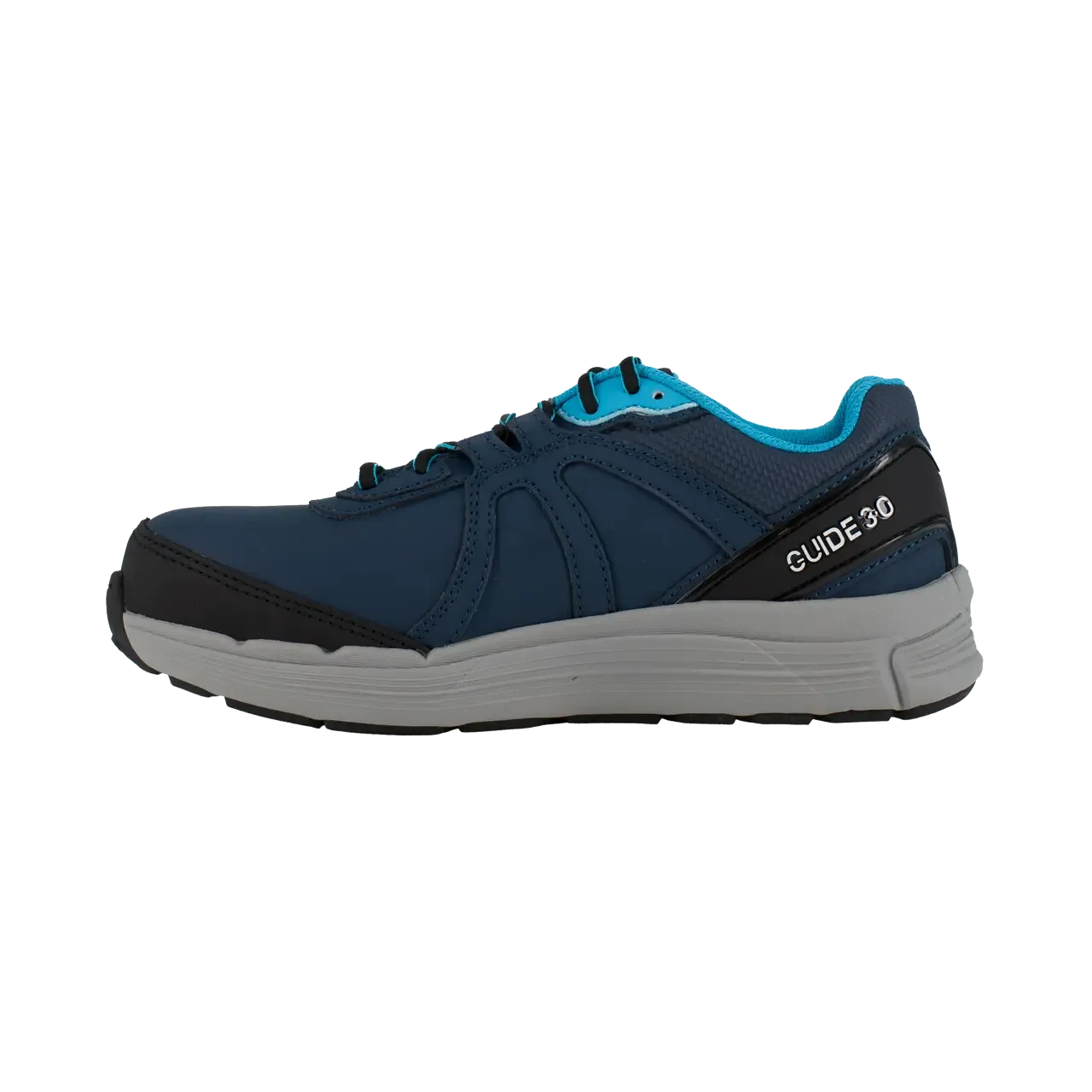 Women's Guide Steel-Toe Athletic Work Shoe Navy/Light Blue