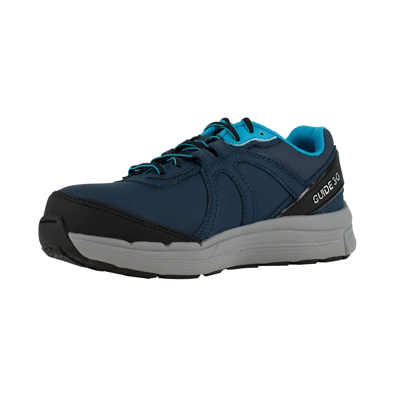 Women's Guide Steel-Toe Athletic Work Shoe Navy/Light Blue