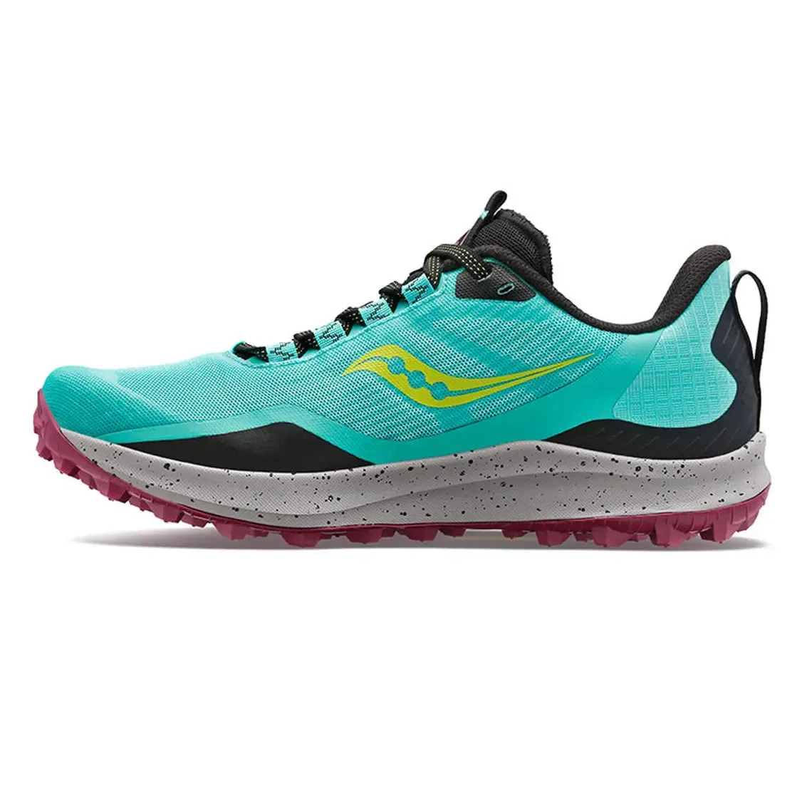 Womens Saucony Peregrine 12 - Cool Mint / Acid