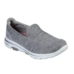 WOMEN'S SKECHERS GOWALK 5 - HONOR SLIP ON COMFORT SHOES 15903 GRY