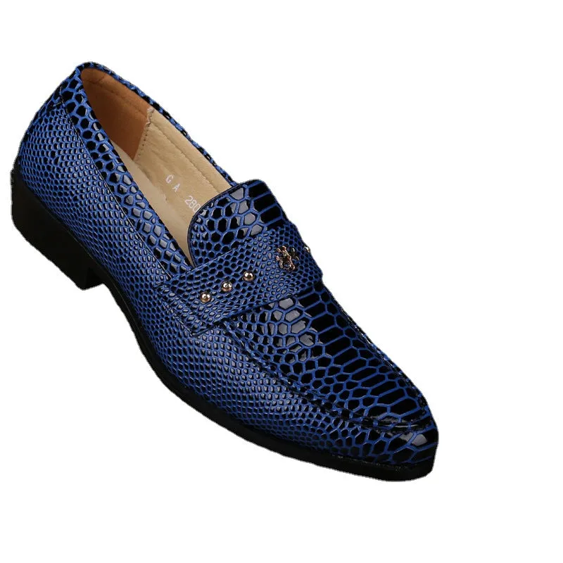 youth classic pointed head all over the British men's shoes